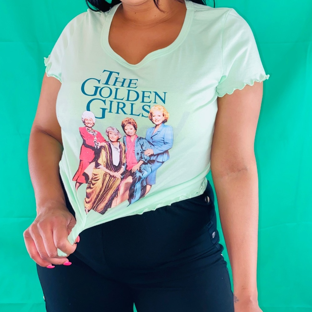 NWT Golden Girls green graphic t shirt